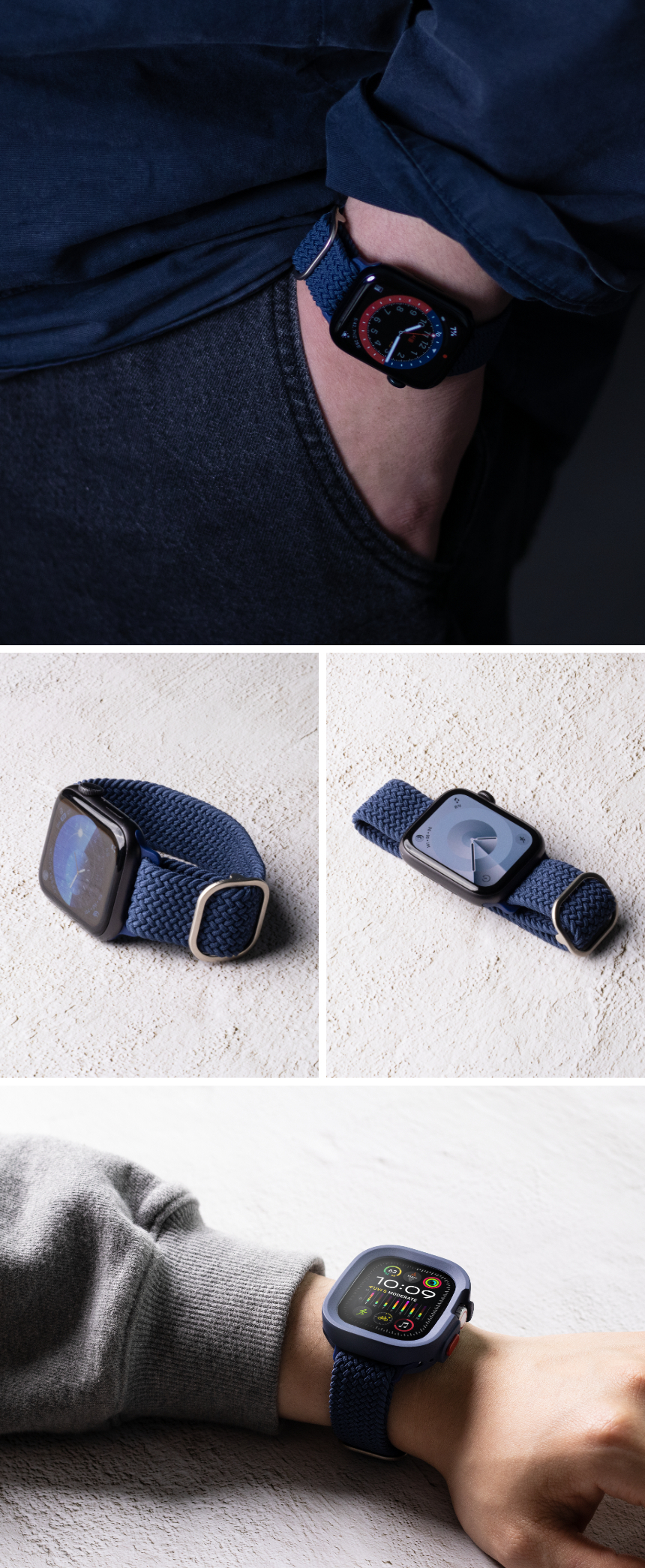 핸디 브레이드 솔로 너클 스트랩 42mm,44mm,45mm,49mm용 상세 이미지 19