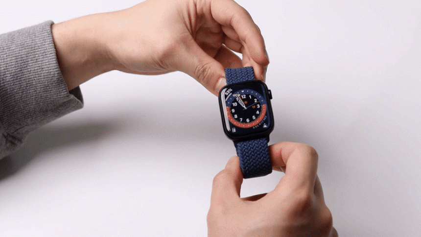 핸디 브레이드 솔로 너클 스트랩 42mm,44mm,45mm,49mm용 상세 이미지 5