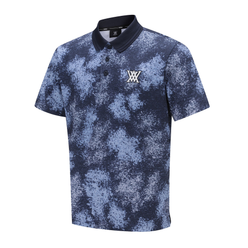 MEN SPRINKLED PATTERN SHORT T-SHIRT NA
