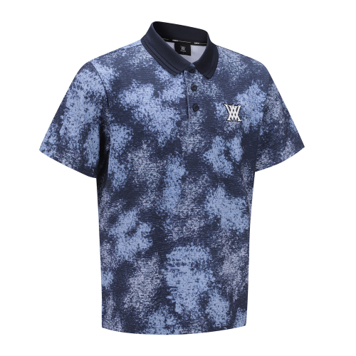 MEN SPRINKLED PATTERN SHORT T-SHIRT NA
