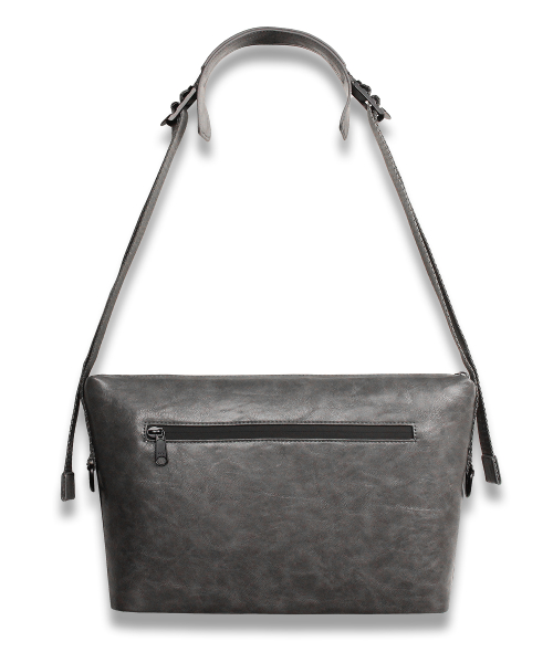 Cowhide Small Cross Bag VINTAGE GREY
