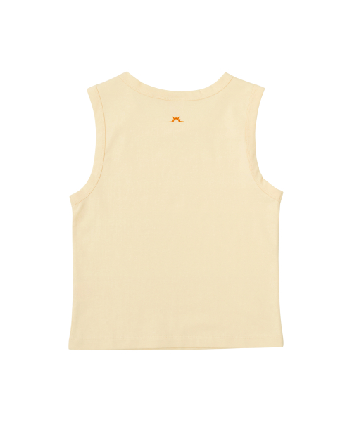 HS Basic Sleeveless W Butter Yellow