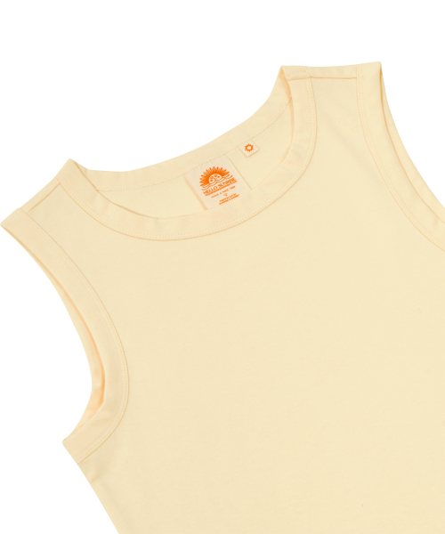 HS Basic Sleeveless W Butter Yellow