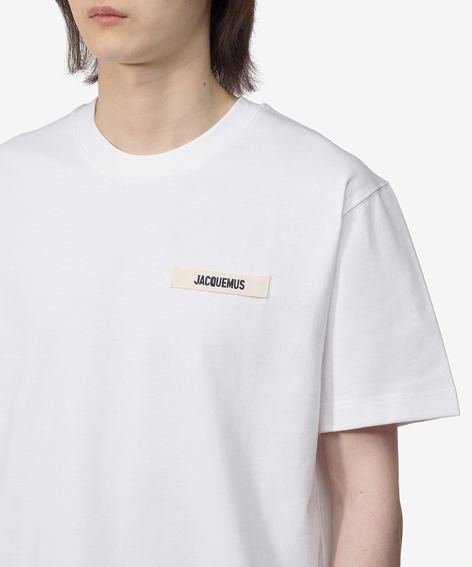 ★JACQUEMUS★ Le Grosgrain Short Sleeve T-Shirt White 245JS2 MUSINSA | JACQUEMUS Le Grosgrain Short Sleeve T-Shirt