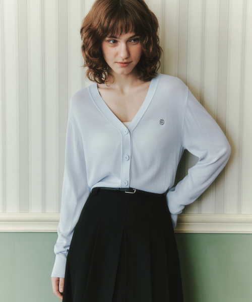 SUMMER ZERO LOGO PENDANT CARDIGAN