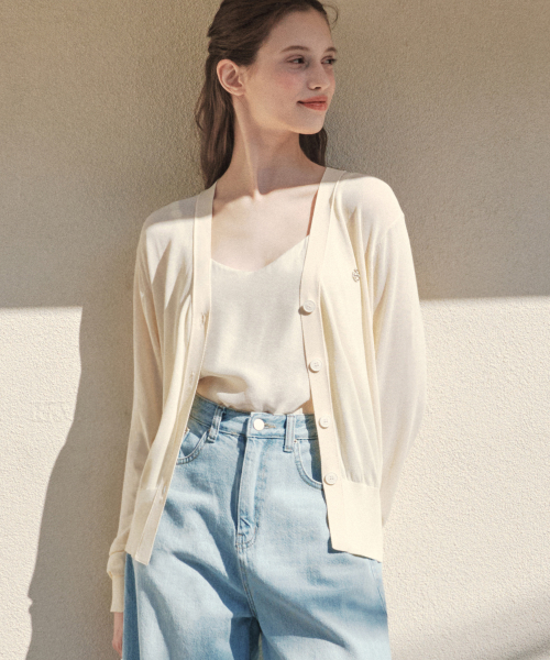 SUMMER ZERO LOGO PENDANT CARDIGAN