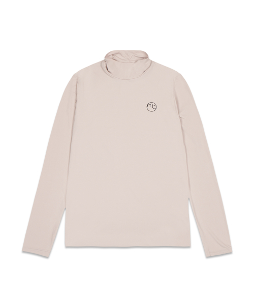 Охлаждающая футболка с полугорлом, Beige