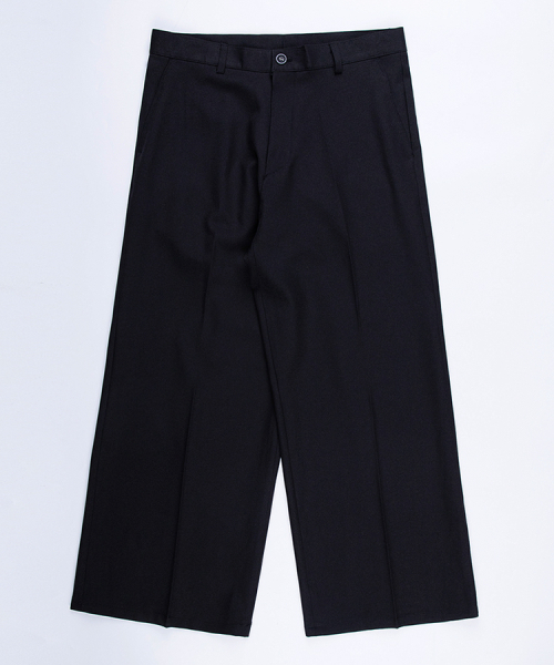 Roomy Breezy Relaxed Trousers BLACK