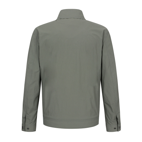 Короткая куртка с эффектом стирки D-Khaki (AM0EJP25127)