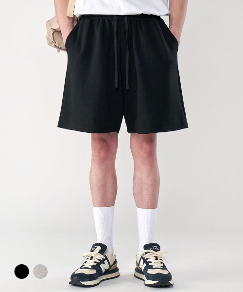 Bermuda Big Wide Sweat Shorts 2 COLOR