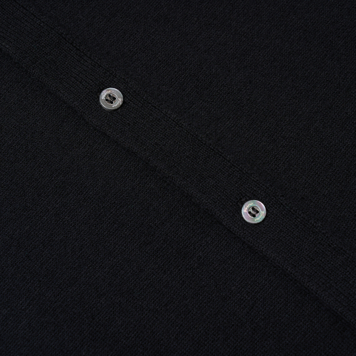 24SS Essential collar cardigan Black