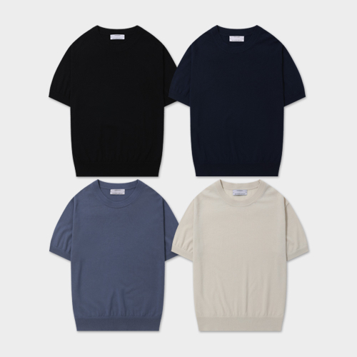 Zegna YARN круглый трикотаж летняя шерсть 100% — 4 цвета