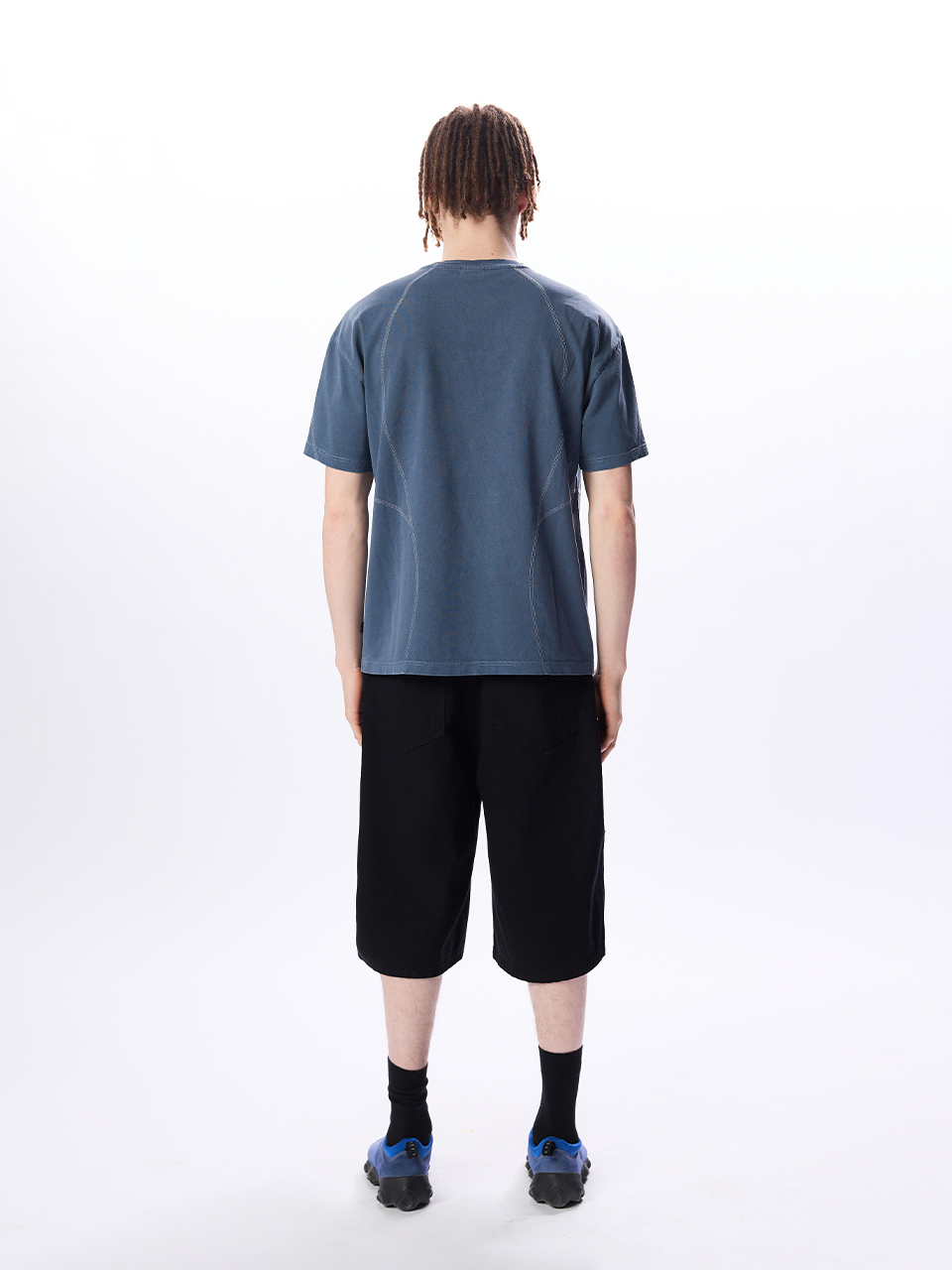 ◆24SS CRITIC INCISION PIGMENT T-SHIRTS/3色◆ MUSINSA公式 | CRITIC INCISION PIGMENT T-SHIRTS BLUE