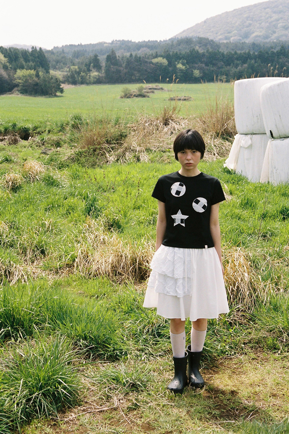 cancan colored skirt, white | ファッション通販サイト NUGU