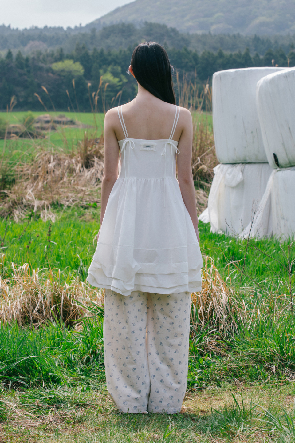 오헤시오(OHESHIO) FLORAL CARPENTER PANTS, CREAM - 사이즈 & 후기