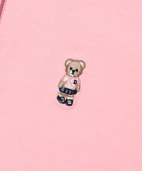 Розовое поло Retro Bear PINK (LO2TF285-022)