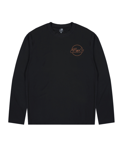 Рашгард с длинным рукавом GT080 Surf & Roll (BLACK)