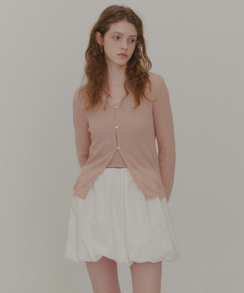 Облачный трикотажный кардиган Pink