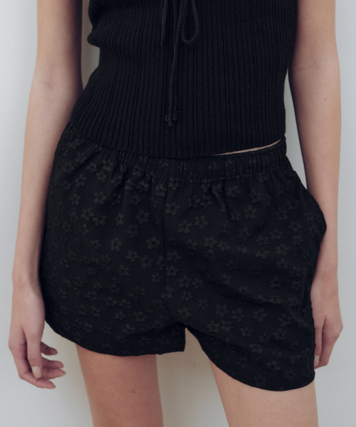 Flower pattern shorts