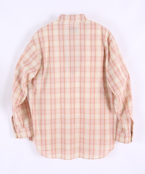 OVERSIZE VINTAGE CHECK SHIRT - RED