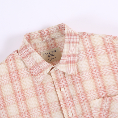 OVERSIZE VINTAGE CHECK SHIRT - RED