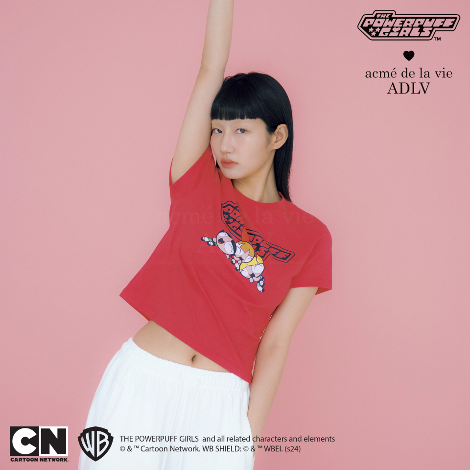 Tシャツ・カットソー The Powerpuff Girls x acmedelavie logo crop t-shirts MUSINSA | acmé de la vie The Powerpuff Girls x acmedelavie