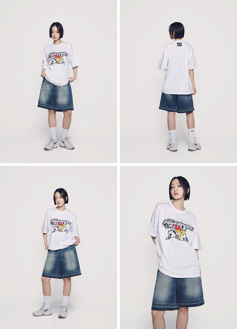 Tシャツ・カットソー ACME DE LA VIE xThe Powerpuff logo t-shirts 4BUK069 MUSINSA | acmé de la vie The Powerpuff Girls x acmedelavie