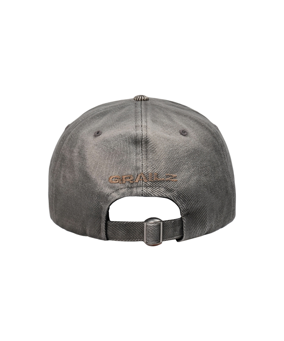 MUSINSA | GRAILZ GLARE WASHED CAP [GREY]