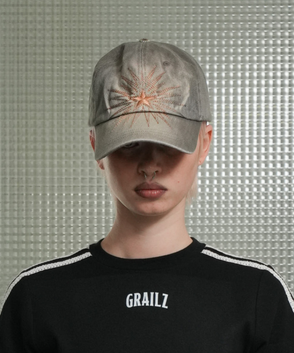 【Grailz】24HS GLARE WASHED CAP MUSINSA | GRAILZ GLARE WASHED CAP [GREY]