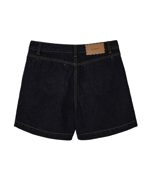 BALLOON DENIM SHORTS blue