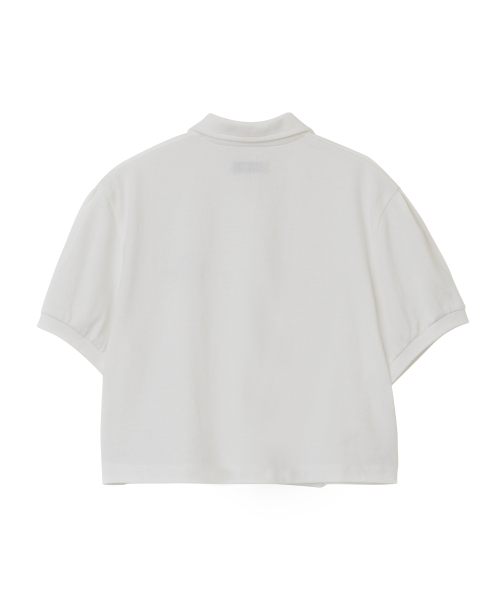BELL CROP PK-TSHIRTS white