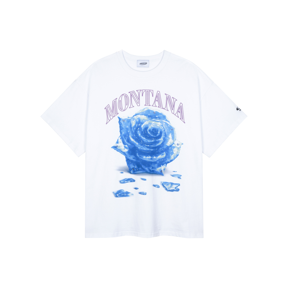 MUSINSA | GRAILZ BROKEN ROSE T-SHIRTS [WHITE]