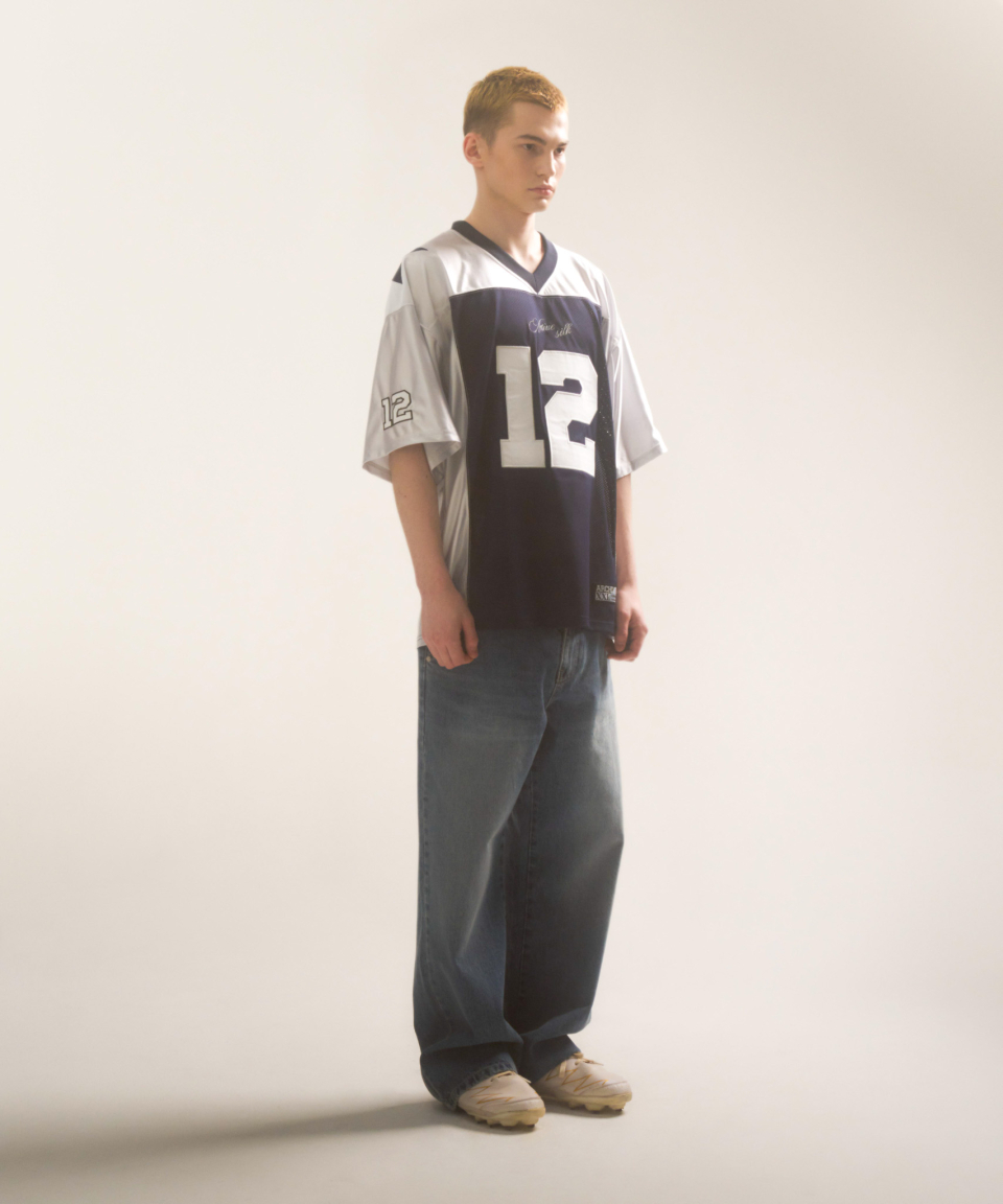 2000Archives football t-shirts ブルー Tシャツ