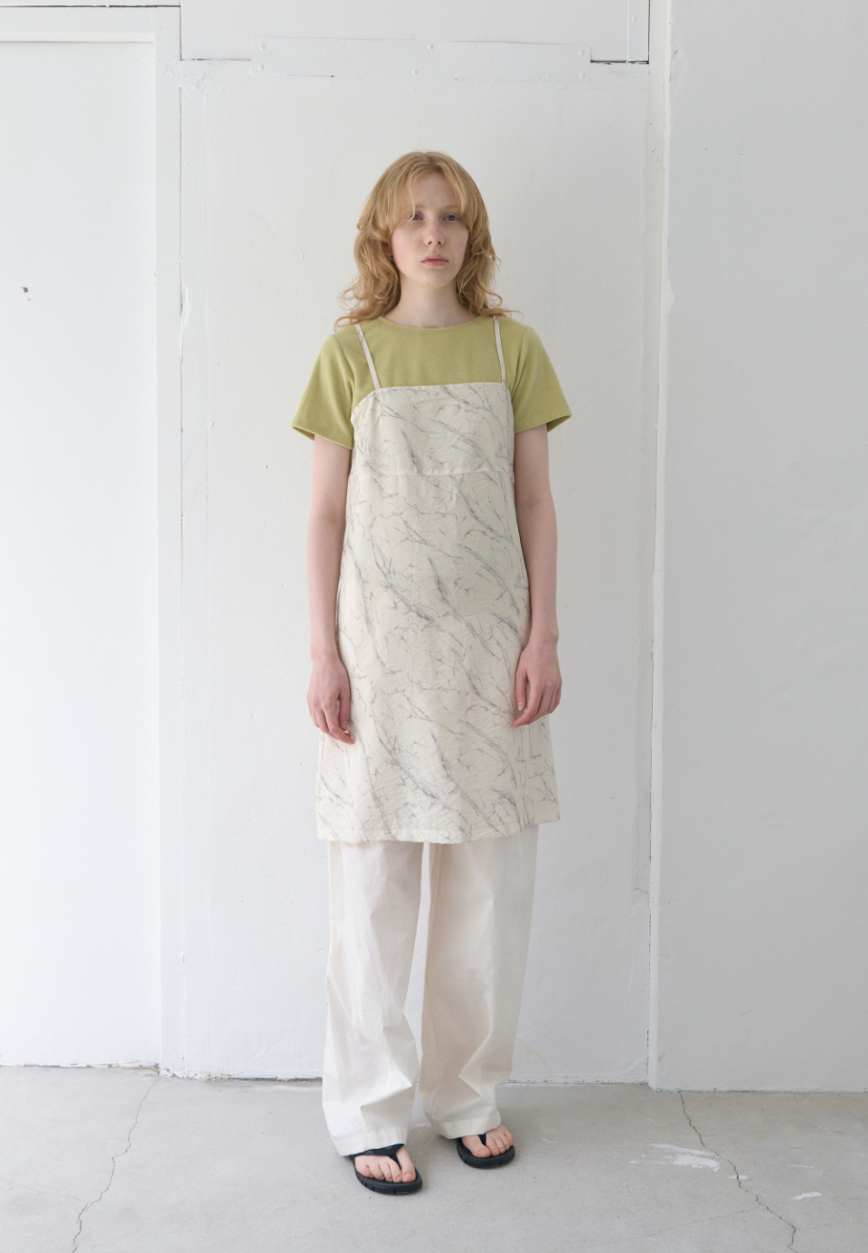 ★ POSZER★ Square neck sleeveless dress cream 242SNSDR011F MUSINSA | POSZER square neck sleeveless dress (cream)