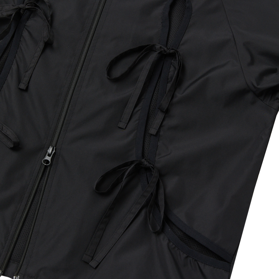 ★NERDY★送料込★韓国★人気★Women's Ribbon Tie Windbreaker ☆NERDY☆送料込☆韓国☆人気☆Women's Ribbon Tie Windbreaker