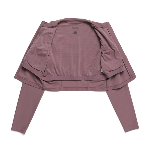 Женский кроп-рашгард на молнии N242WRG620 G PINK