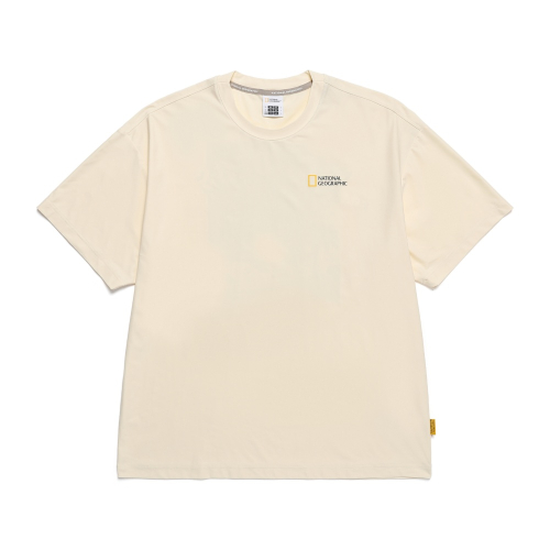 Футболка с пальмами N242URG750 CRYSTAL BEIGE