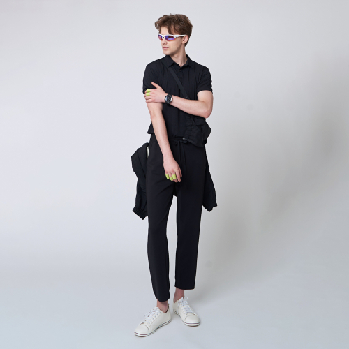 Худи-ветровка на молнии AU41JP01 Black