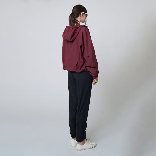 Ветровка на молнии с капюшоном AU41JP01_Mauve