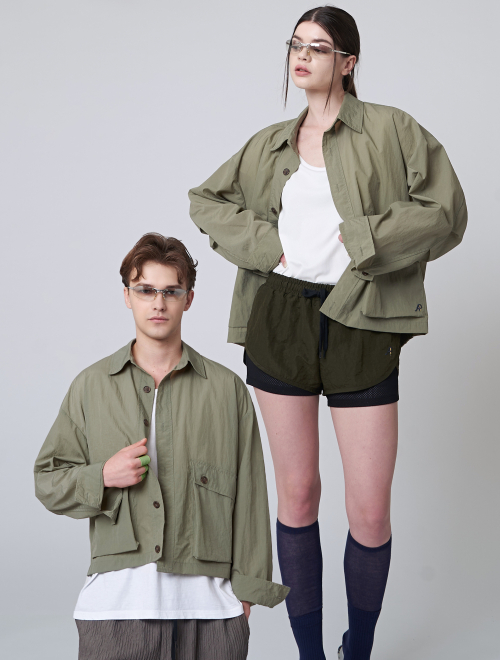 Ветровка-рубашка AU41JO02_Light Khaki