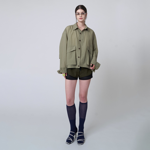 Ветровка-рубашка AU41JO02_Light Khaki