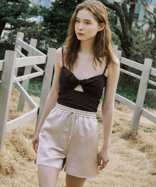 LOOSE SATIN SHORTS_2COLOR