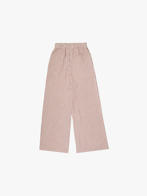 STRIPE BANDING PANTS_PINK