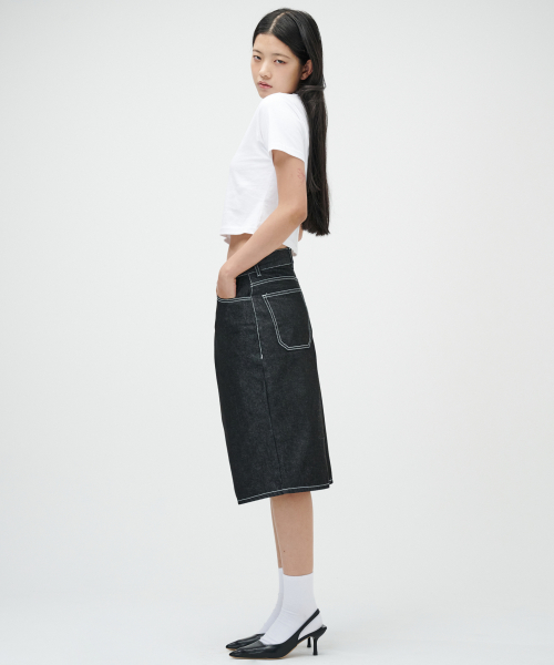 (Женские) Джинсовые бермуды 8/10 (Indigo Black)