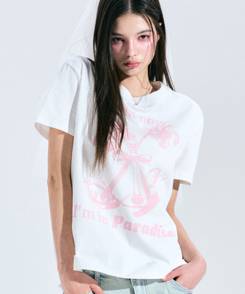 Paradise Graphics T-shirt [WHITE]