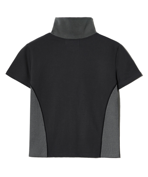 ANGEL SWEAT 2WAY ZIP UP (CHARCOAL)