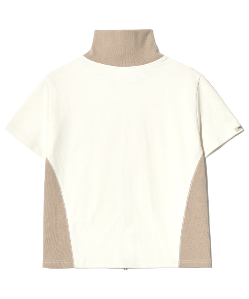 ANGEL SWEAT 2WAY ZIP UP (CREAM)