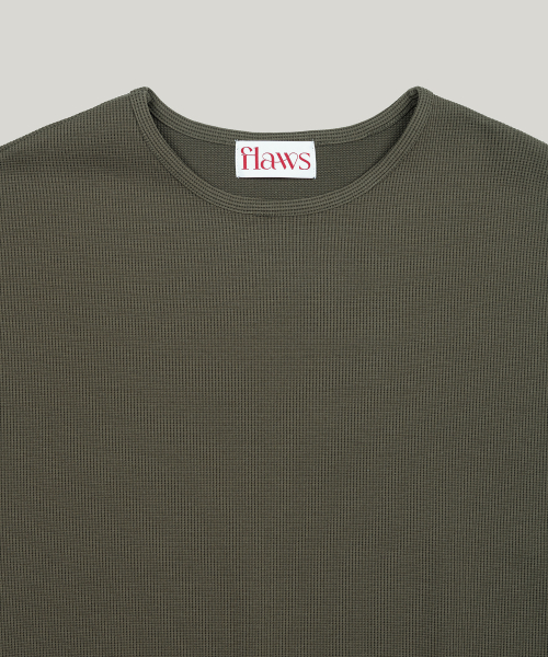 Soft Waffle Sleeveless [KHAKI]