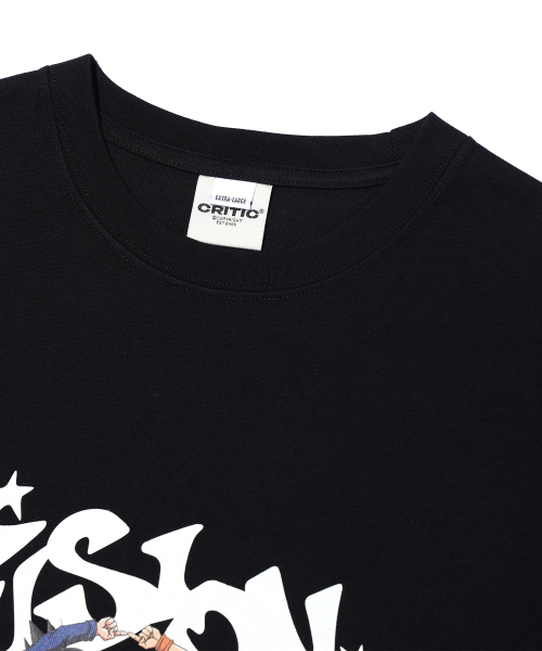 Tシャツ・カットソー CRITIC X DRAGON BALL Z GOTENKS FUSION TS BLACK CRITIC X DRAGON BALL Z GOTENKS FUSION TS BLACK