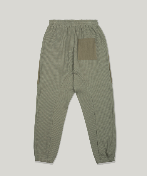 Round Panel Jogger Pants [KHAKI]